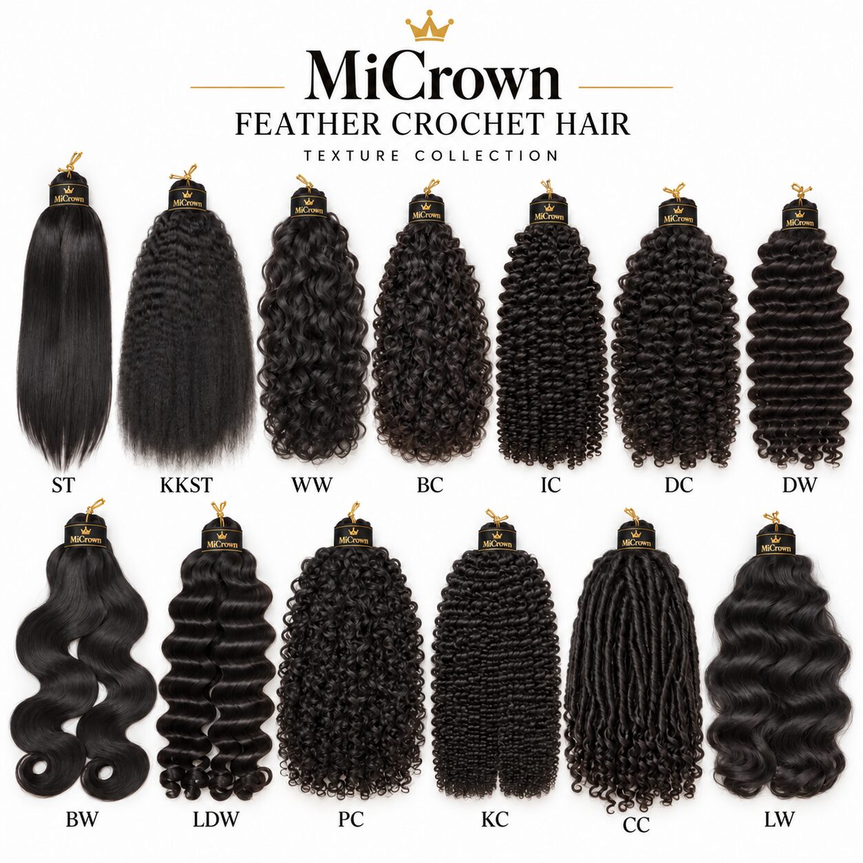 MiCrown Feather Crochet Hair, photo 1 of 2